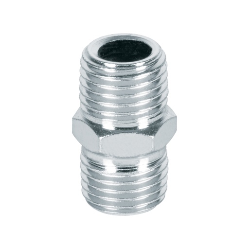 [27025] Niple de acero, macho-macho, cuerda 1/4' NPT, PRETUL NIPLE-P