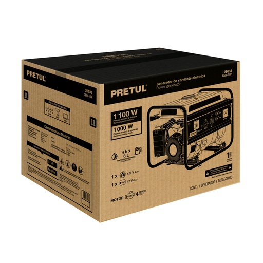 [27121] Caja de empaque de repuesto GEN-10P, PRETUL CJ-GEN-10P