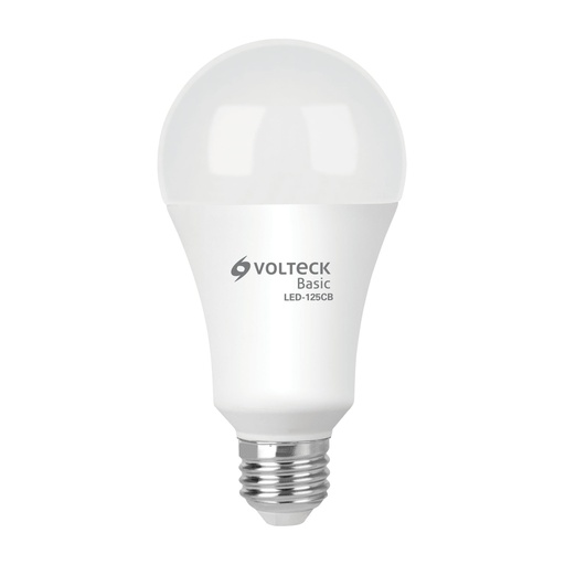 [27215] Foco LED 16W (100W) A22, 3000K blanca cálida, 1550 lm, BASIC LED-125CB