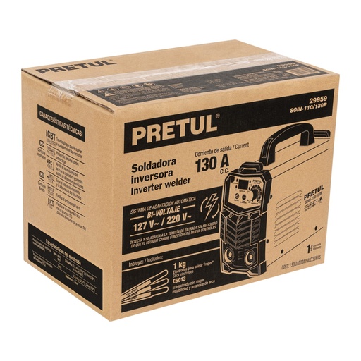 [27235] Caja de empaque de repuesto para SOIN-110/130P, PRETUL CJ-SOIN-110/130P