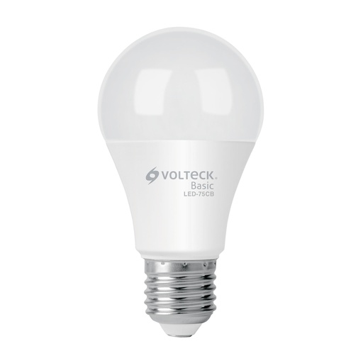 [28064] Foco LED 10W (75W) A19, 3000K blanca cálida, 950 lm, BASIC LED-75CB
