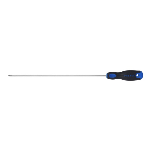 [28084] Desarmador de cruz 1/8' x 8' mango Comfort Grip, PRETUL DP-1/8X8BP