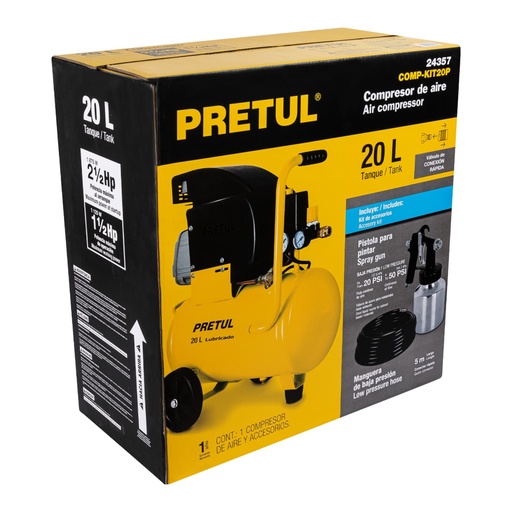 [28238] Caja de empaque de repuesto para COMP-KIT20P, PRETUL CJ-COMP-KIT20P