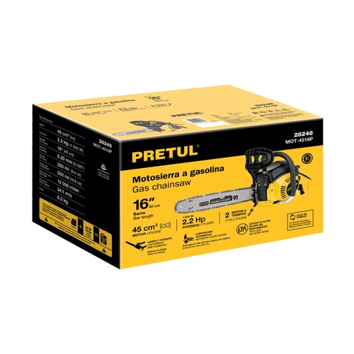 [29015] Caja de empaque de repuesto para MOT-4516P, Pretul CJ-MOT-4516P