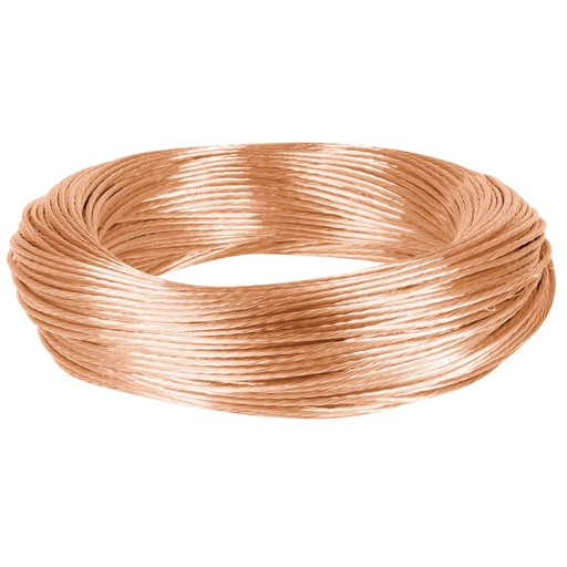 [40091] Metro de cable desnudo de cobre calibre 12 AWG, rollo 100 m CADES-12-100