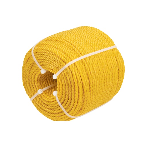 [40183] Kilo de cuerda amarilla de polipropileno 4 mm, rollo 1kg CUE-041K