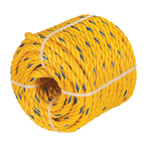 [40186] Kilo de cuerda amarilla de polipropileno 10 mm, rollo 1kg CUE-101K
