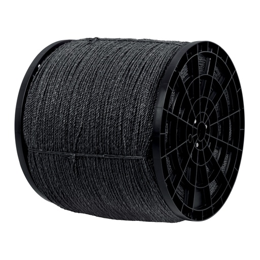 [40762] Kilo de cuerda negra de polipropileno 4 mm, carrete 20kg CUE-04NK