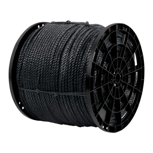 [40767] Kilo de cuerda negra de polipropileno 13 mm, carrete 30kg CUE-13NK