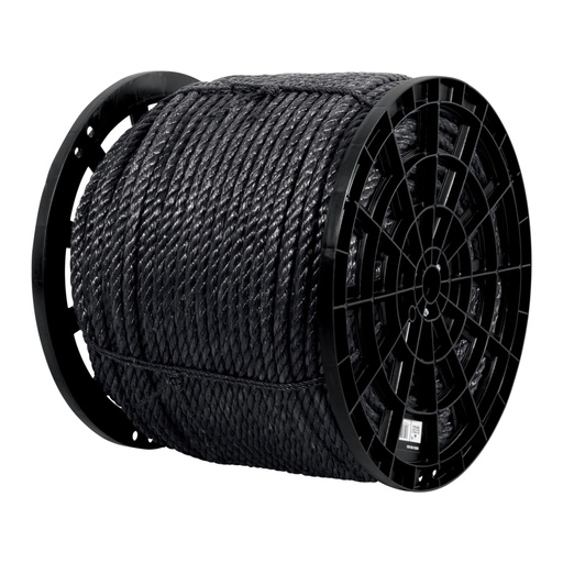[40768] Kilo de cuerda negra de polipropileno 16 mm, carrete 30kg CUE-16NK