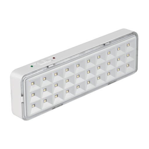 [43007] Lámpara de emergencia de 30 Leds, 220 lm recargable, VOLTECK LAE-30