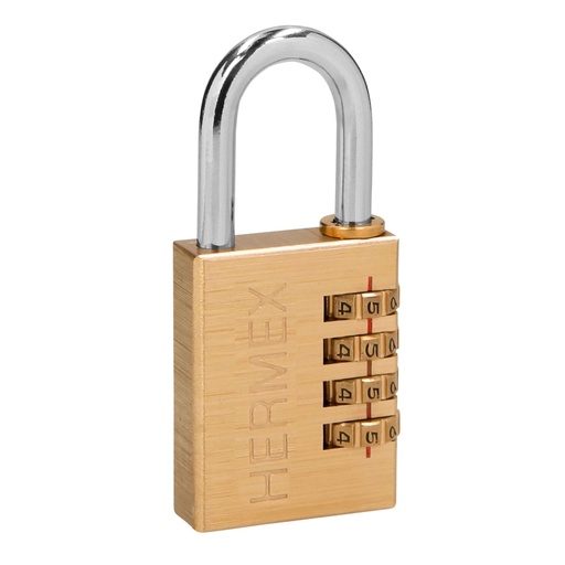 [43348] Candado de combinación 40 mm cuerpo de latón en blíster CL-40C