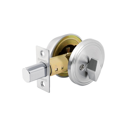 [43601] Cerrojo llave-mariposa cromo mate, llave puntos, HERMEX CERO-31