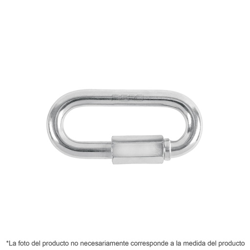 [44024] Bandola de acero de 3/8' con seguro, FIERO BSE-3/8