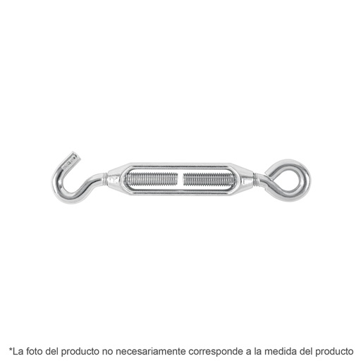 [44054] Tensor zinc 1/4' gancho-argolla, FIERO TEN-1/4A
