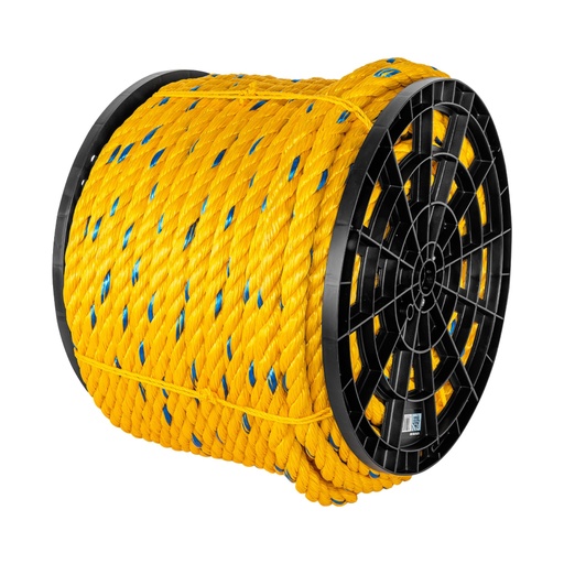 [44473] Kilo de cuerda amarilla de polipropileno 25mm, carrete 30kg CUE-25K