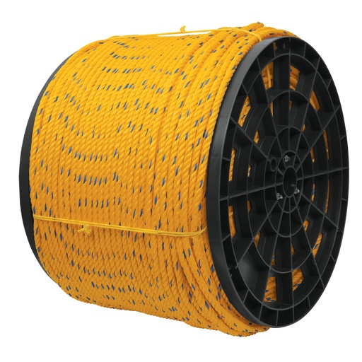 [44486] Kilo de cuerda amarilla de polipropileno 8mm, carrete 20kg CUE-08K