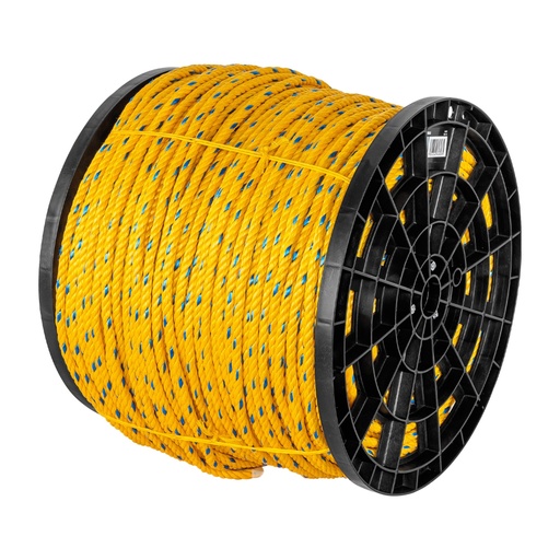 [44487] Kilo de cuerda amarilla de polipropileno 10mm, carrete 20kg CUE-10K
