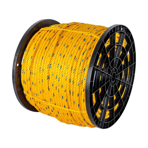 [44489] Kilo de cuerda amarilla de polipropileno 13mm, carrete 30kg CUE-13K