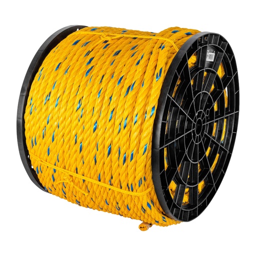 [44491] Kilo de cuerda amarilla de polipropileno 19mm, carrete 30kg CUE-19K