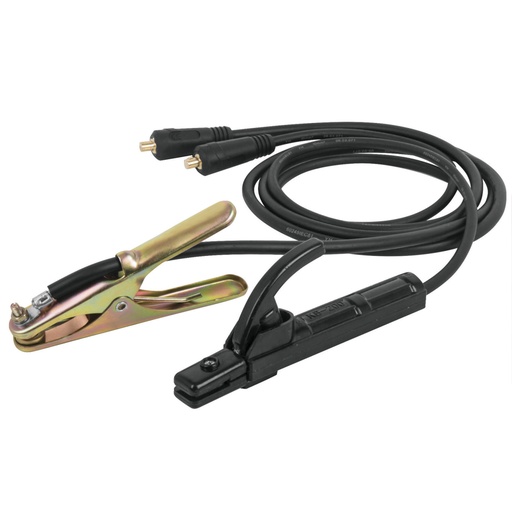 [12107] Cables portaelectrodo y pinza de tierra 200A, 3/8', EXPERT CAB-200