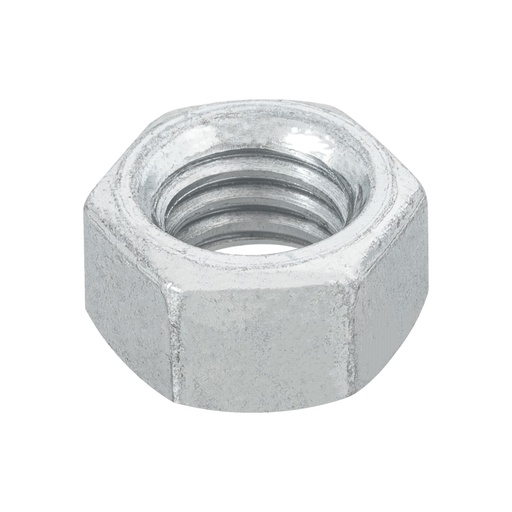 [44550] Bolsa con 100 tuercas 3/8' hexagonales de acero galvanizado TUE-3/8