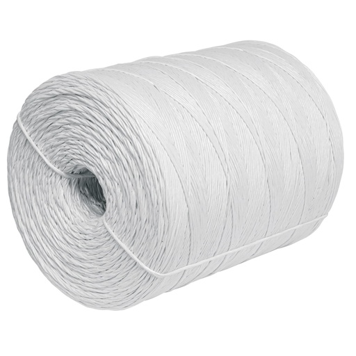 [45038] Rollo de rafia de 1125 m color blanco calibre 3.8 g/m RAF-445