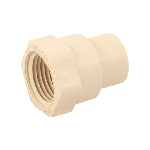 [45101] Conector hembra de CPVC 1/2', FOSET CPVC-601