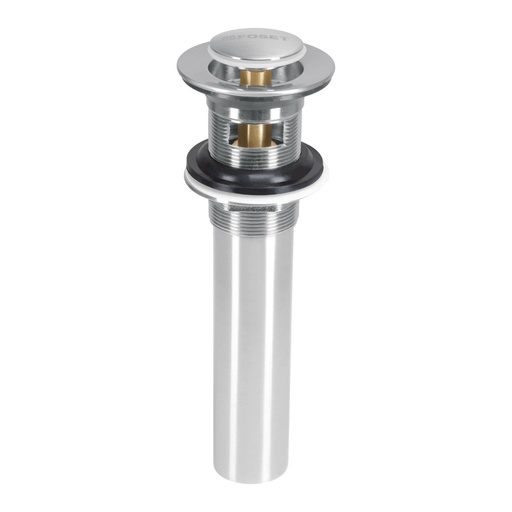 [45283] Contra para lavabo, con rebosadero, sistema push, satín CE-206N
