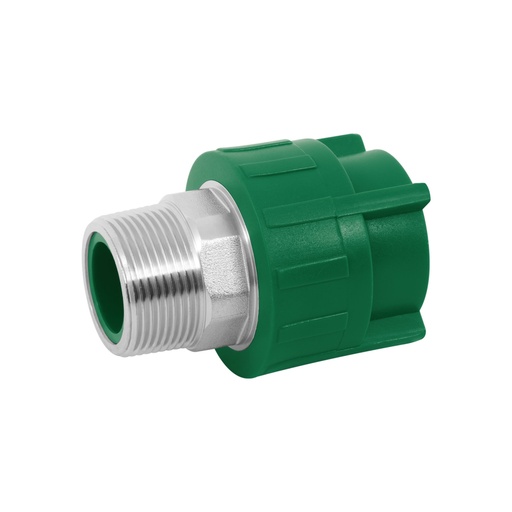 [45450] Adaptador PPR 1-1/4' macho con inserto metálico, FOSET CV-614