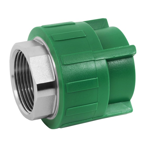 [45453] Adaptador PPR 1-1/4' hembra con inserto metálico, FOSET CV-604