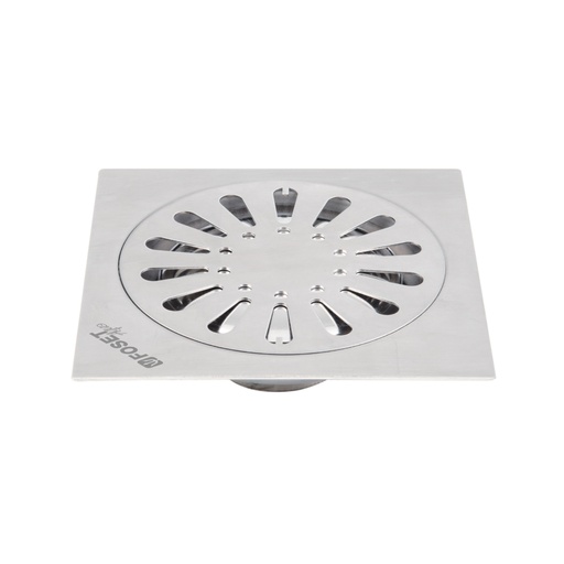 [45472] Resumidero cuadrado 6' x 6', acero inoxidable, gota, AQUA RS-607