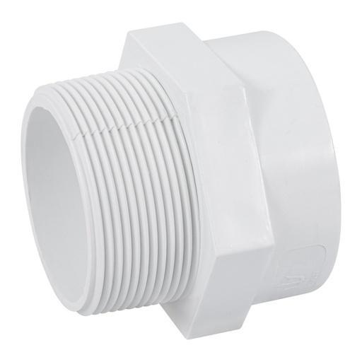 [45547] Adaptador macho de PVC de 2', FOSET PVC-616
