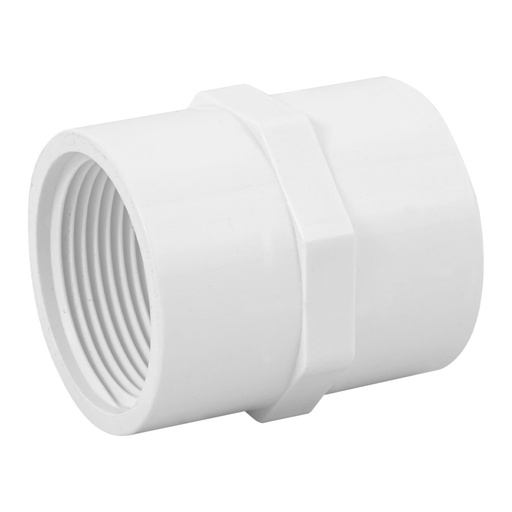[45548] Adaptador hembra de PVC 1-1/4', FOSET PVC-604