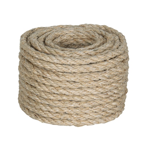 [45657] Piola de Sisal (henequén) de 8 mm x 15 m natural, FIERO PIO-815S