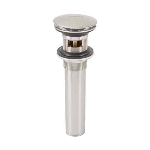 [45702] Contra p/lavabo, 1-1/4', con rebosadero, hongo, latón, satín CE-226N