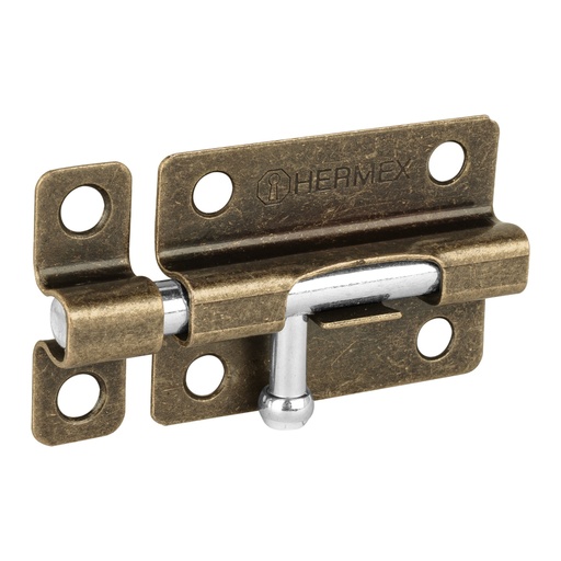 [45727] Pasador de barril de acero latón antiguo 3', HERMEX PAS-32