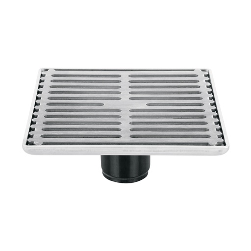 [46048] Resumidero cuadrado 6' x 6', acero inoxidable , AQUA RS-702
