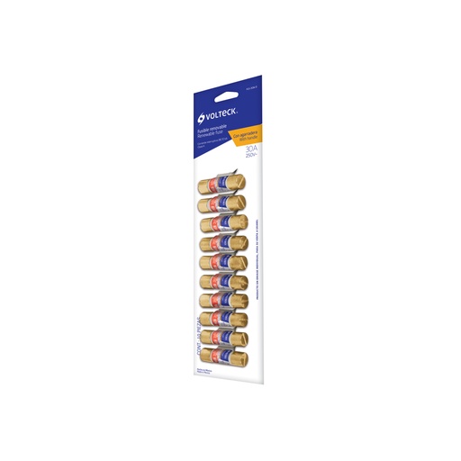 [46087] Tarjeta despachadora con 10 fusibles 30 A con agarradera FUS-30A-D