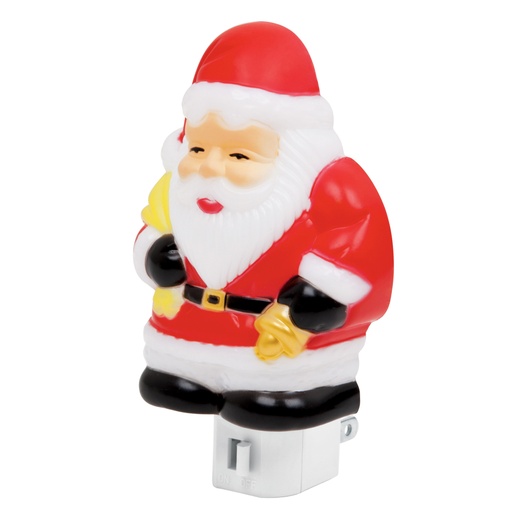 [46136] Luz de noche con lámpara E12, Santa Claus, VOLTECK LUZ-07