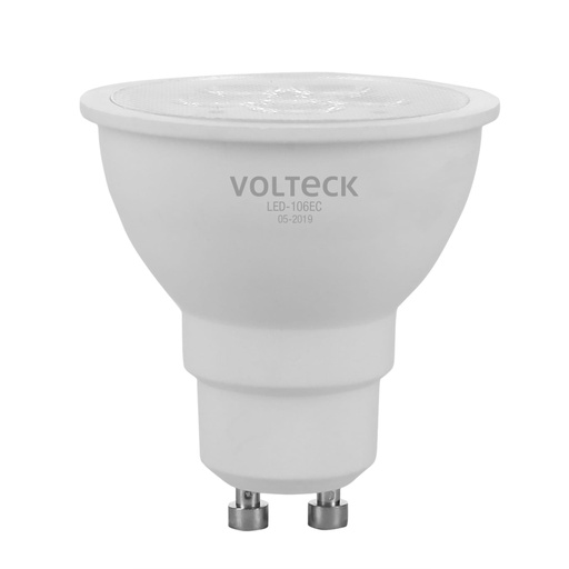 [46218] Lámpara de LED 6 W tipo MR 16 base GU10 luz cálida, blíster LED-106EC