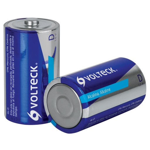 [46318] Blíster con 2 pilas alcalinas D, VOLTECK AL-D