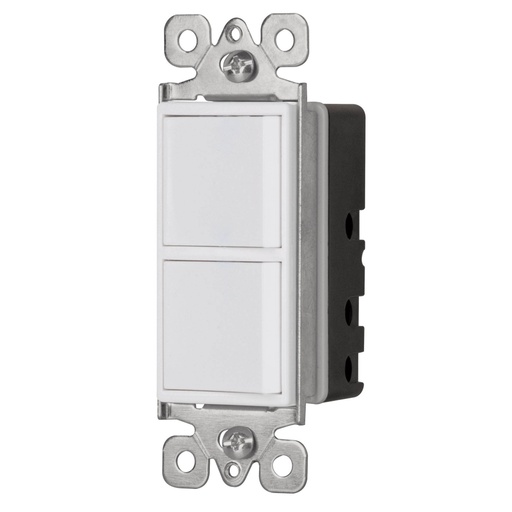 [46337] Interruptor dúplex, 1 sencillo y 1 de 3 vías, línea Classic APDO-CLP