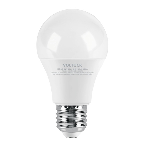 [46858] Foco LED 9W (60W) A19, 6500K blanca fría, 800 lm, blíster LED-60F