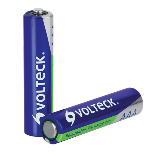 [47205] Blíster con 2 pilas recargables AAA larga duración, 1000 mAh RE-AAA
