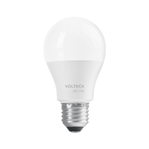 [47548] Foco LED 12W (75W) A19, 6500K blanca fría, 1050 lm, caja LED-75FC