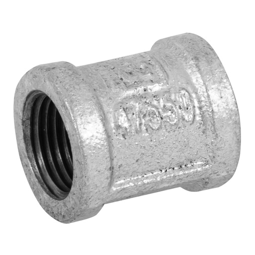 [47550] Cople reforzado de acero galvanizado de 1/2', FOSET CG-201