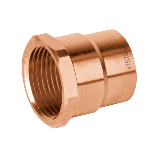 [47629] Conector de cobre de rosca interior 3/4', FOSET BASIC CC-602B
