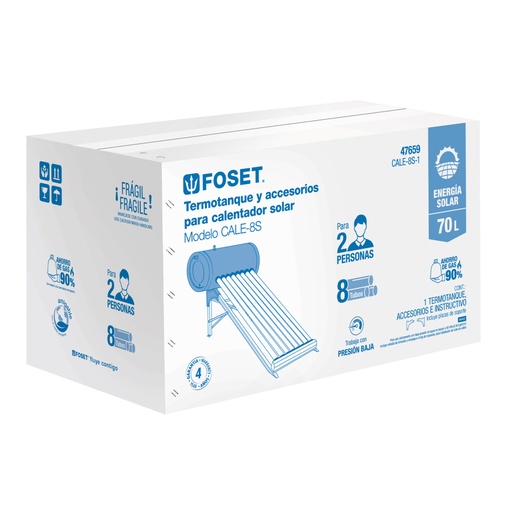 [47777] Caja de empaque de repuesto para termotanque CALE-8S, FOSET CJ-CALE-8S-1
