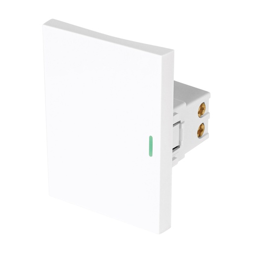 [47945] Interruptor de 3 vías blanco de 3 módulos, línea Lisboa APSE3-ELB